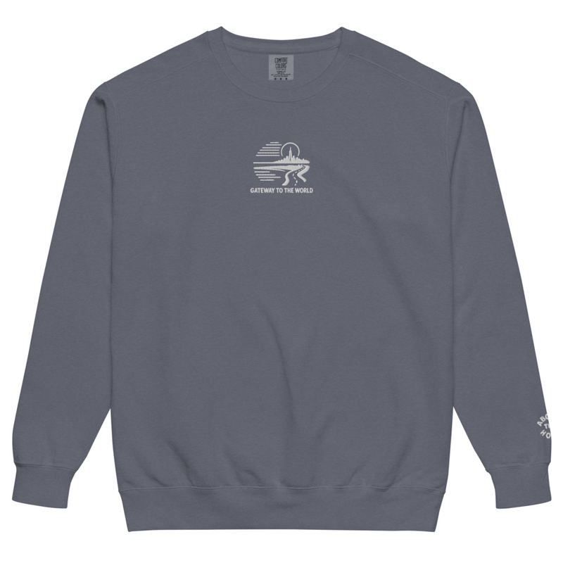 Gateway to the World Embroidered Crew